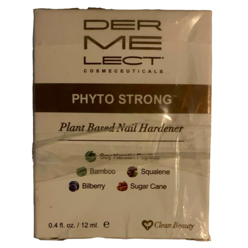 Dermelect Phyto Strong Manicure Extender Top Coat with Protein Peptides 0.4 oz